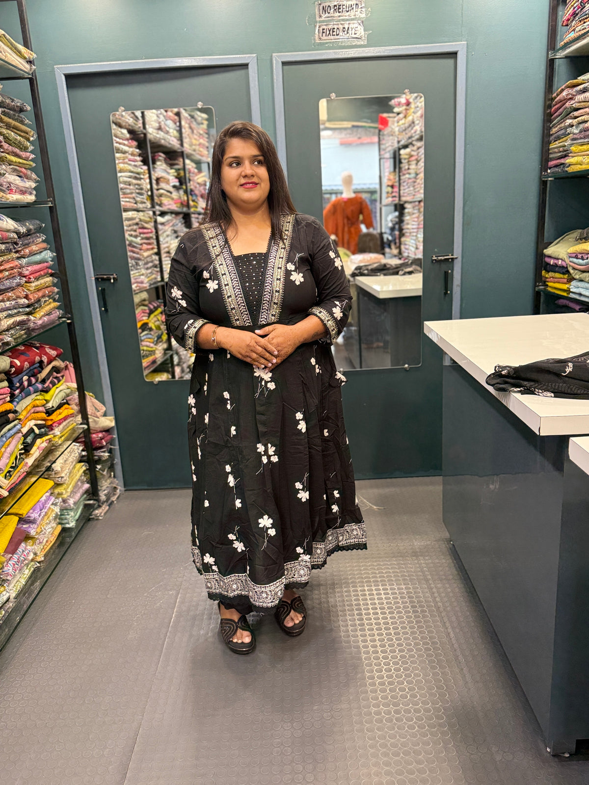 Cotton Anarkali suit