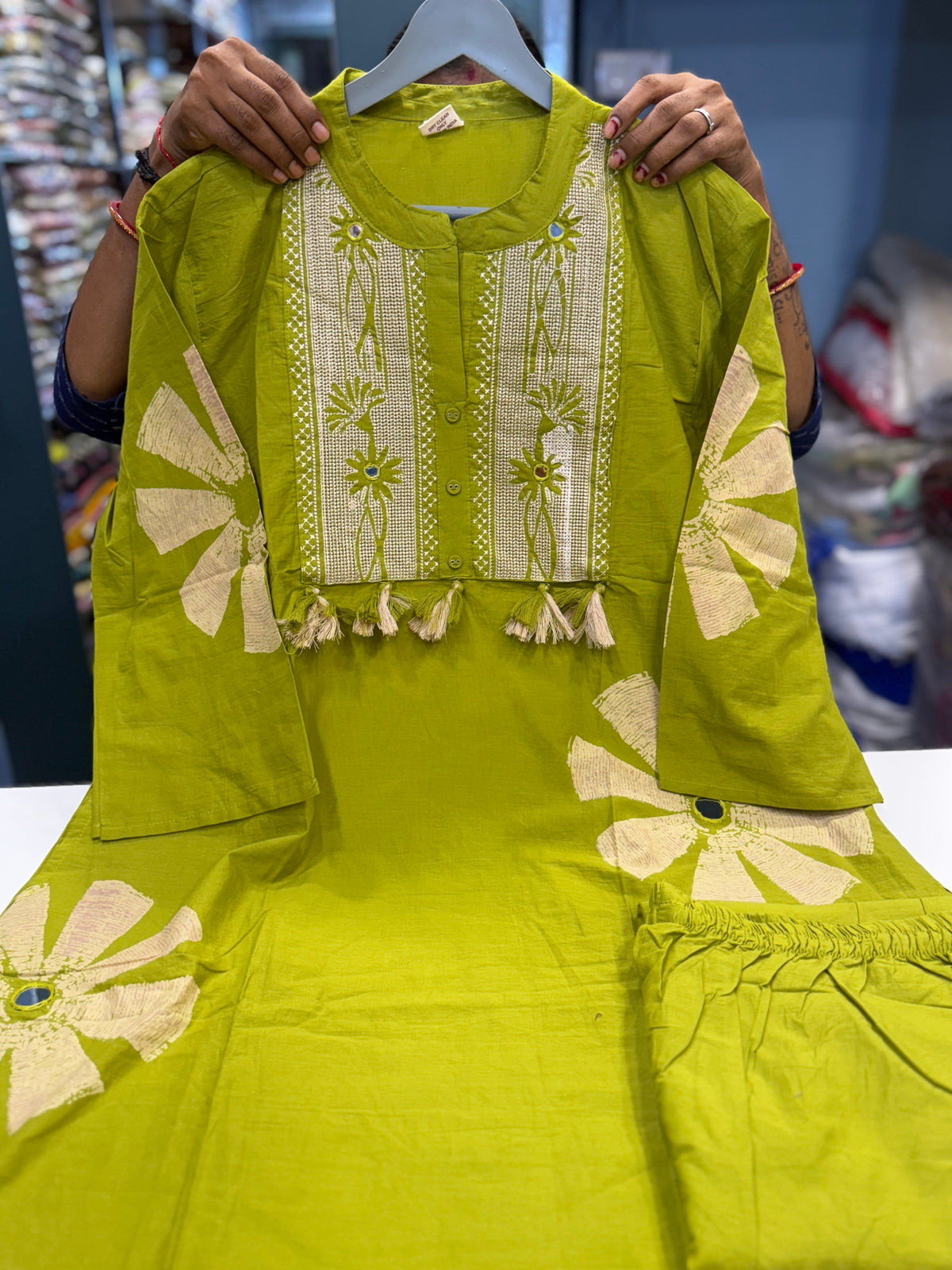 Premium cotton 3 pic suit