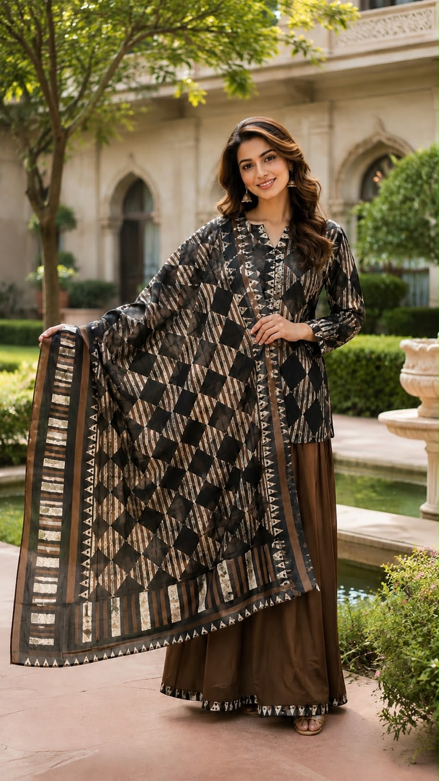 Gopi dress🤎🖤 trending article