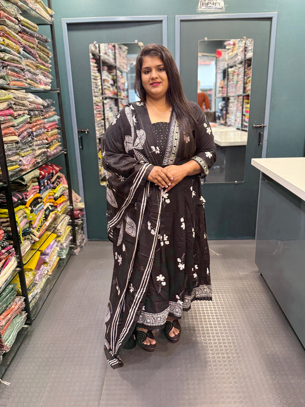 Cotton Anarkali suit
